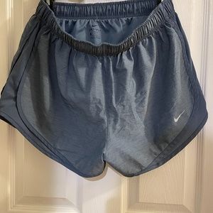 Nike Dri Fit Running Shorts Size Large Heather Blue
